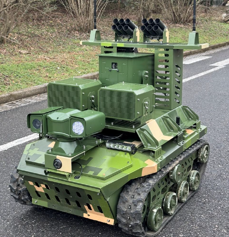 履帶式心理戰(zhàn)智能無(wú)人車